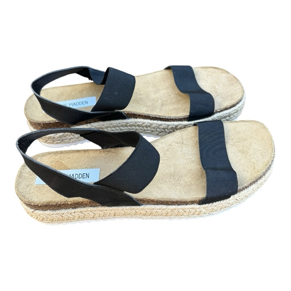 Steve Madden Women’s Jaklin Espadrille Shoes Minimalist Design Size 13 - Picture 5 of 6